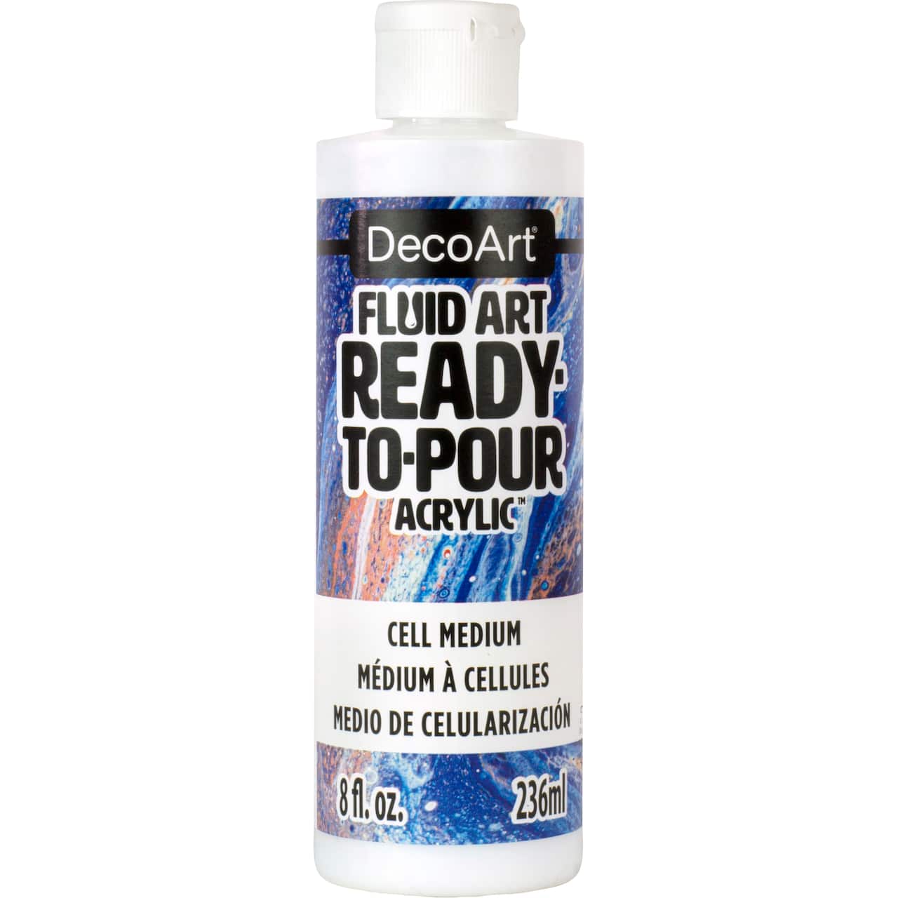 6 Pack: DecoArt® Fluid Art Ready-to-Pour Acrylic™ Cell Medium